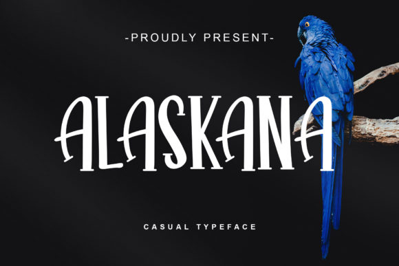 Alaskana: A Modern Display Font for Bold Visual Identity