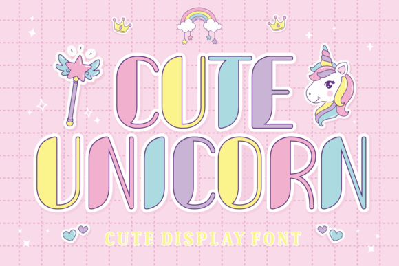 Cute Unicorn: A Charismatic Display Font for Playful Projects
