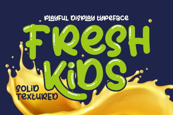 Fresh Kids: A Charming Font for Modern Design