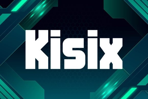 Kisix: Gothic Display Font for Gaming & Design