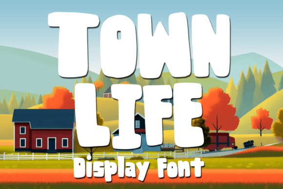 Town Life: A Playful Font for Modern Design
